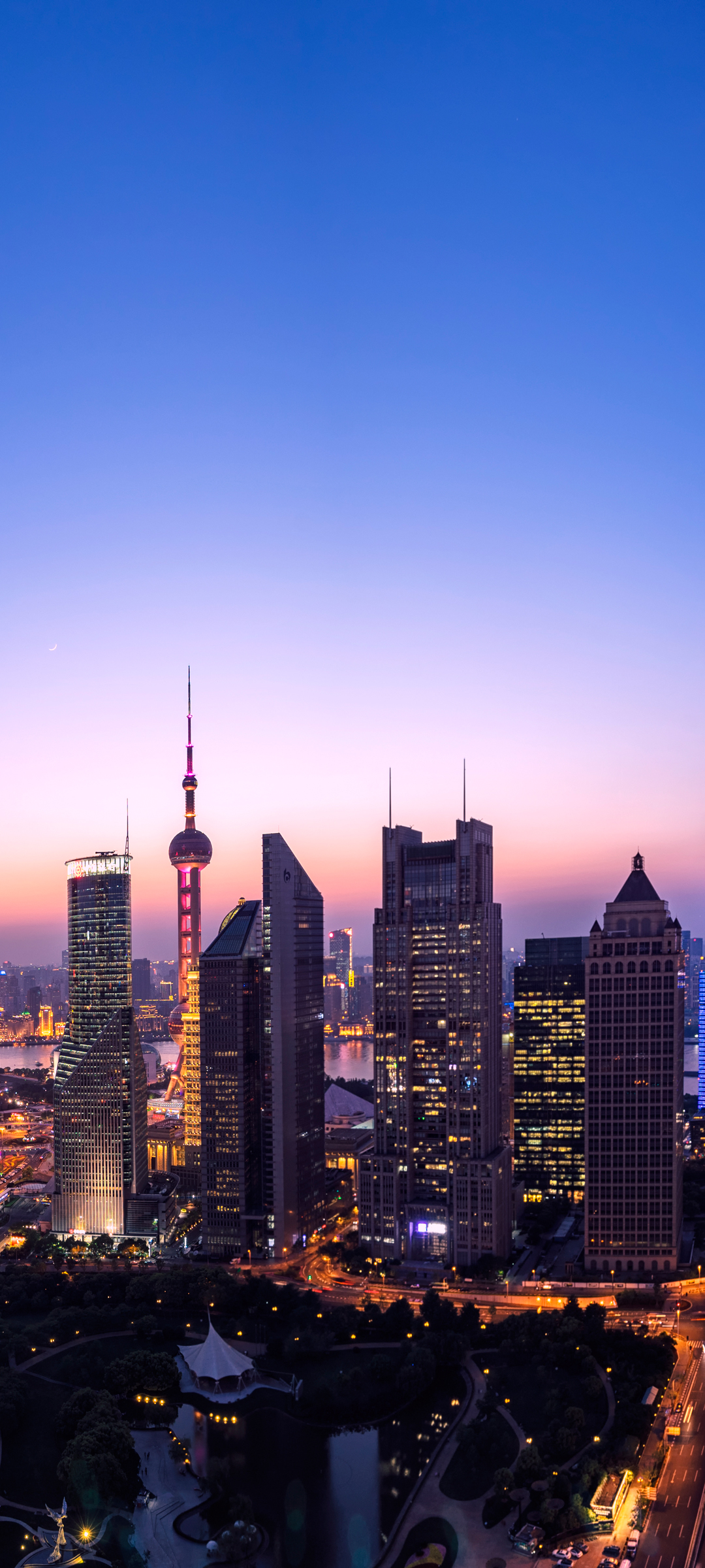 上海夜景竖屏风景超清壁纸（上海夜景手机壁纸全套）